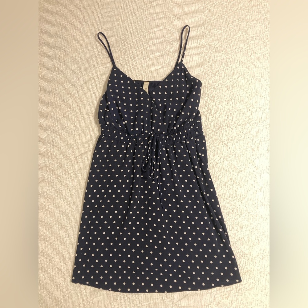 Navy and White Summer Dress